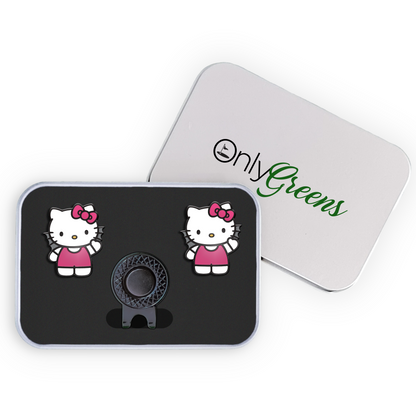 Golf Ball Marker Gift Set - Hello Kitty