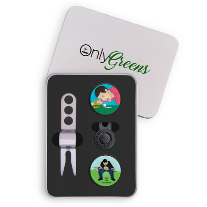 Golf Ball Marker Gift Set - Happy Gilmore