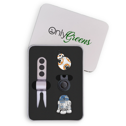 Golf Ball Marker Gift Set - Droids