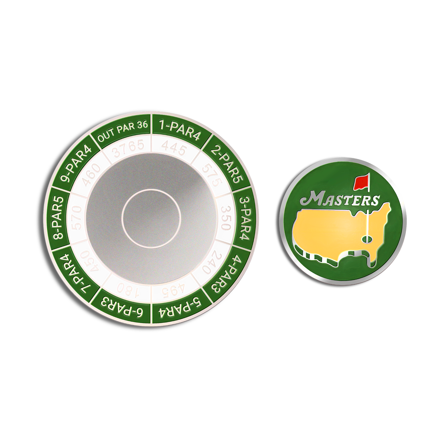 Golf Ball Marker Gift Set - Masters/Augusta Large Coin