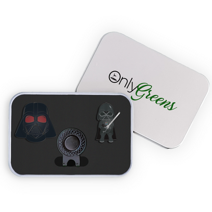 Golf Ball Marker Gift Set - The Chosen One - Dark