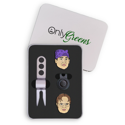 Golf Ball Marker Gift Set - Office