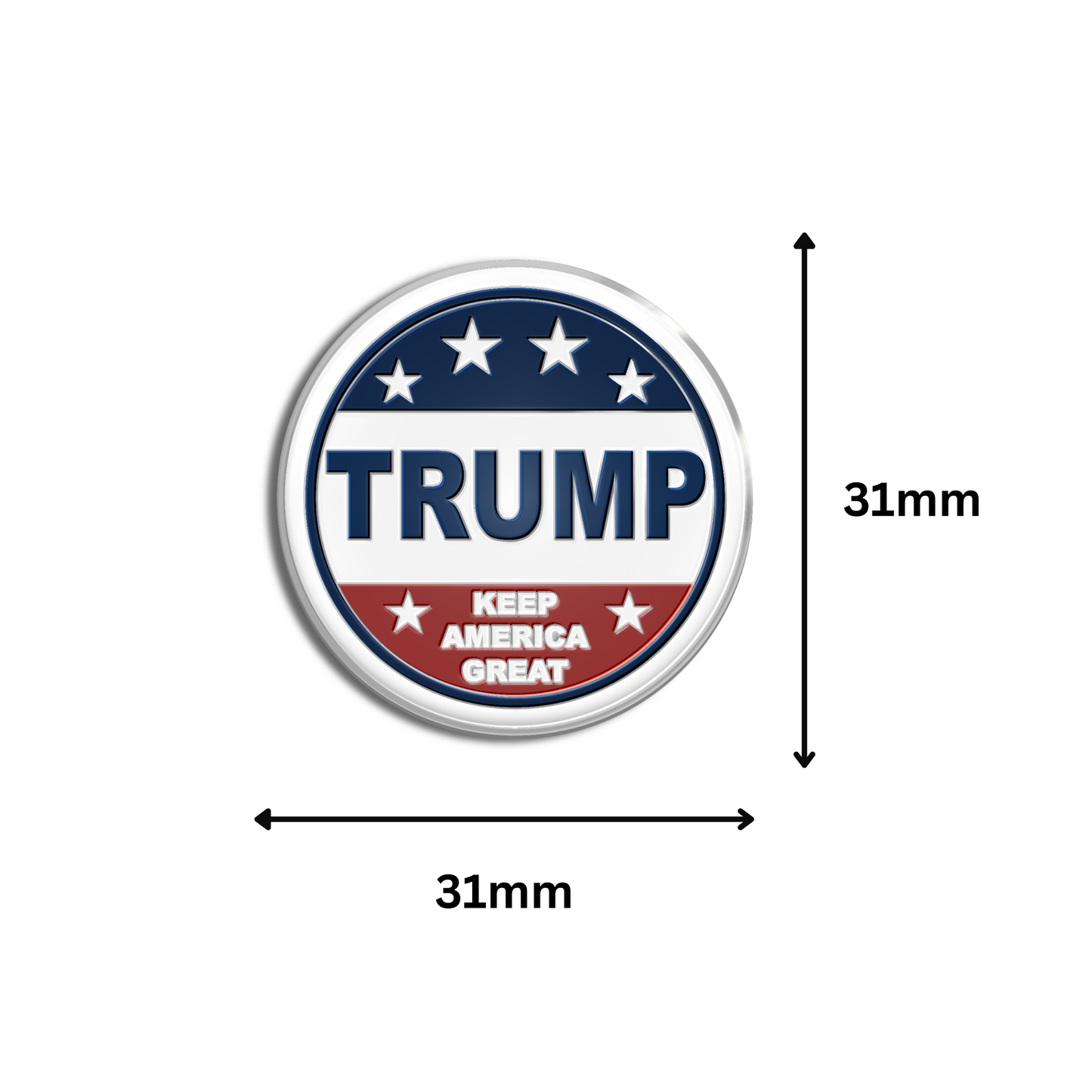 Golf Ball Marker Gift Set - Trump "Keep America Great"