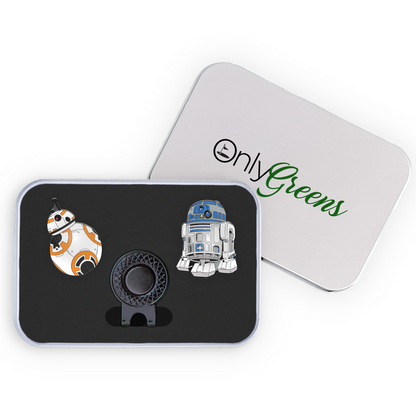 Golf Ball Marker Gift Set - Droids