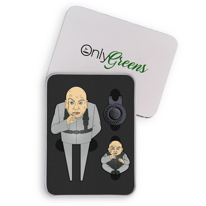 Divot/Pitch Repair Tool and Ball Marker Set - Dr. Evil & Clone Caddy
