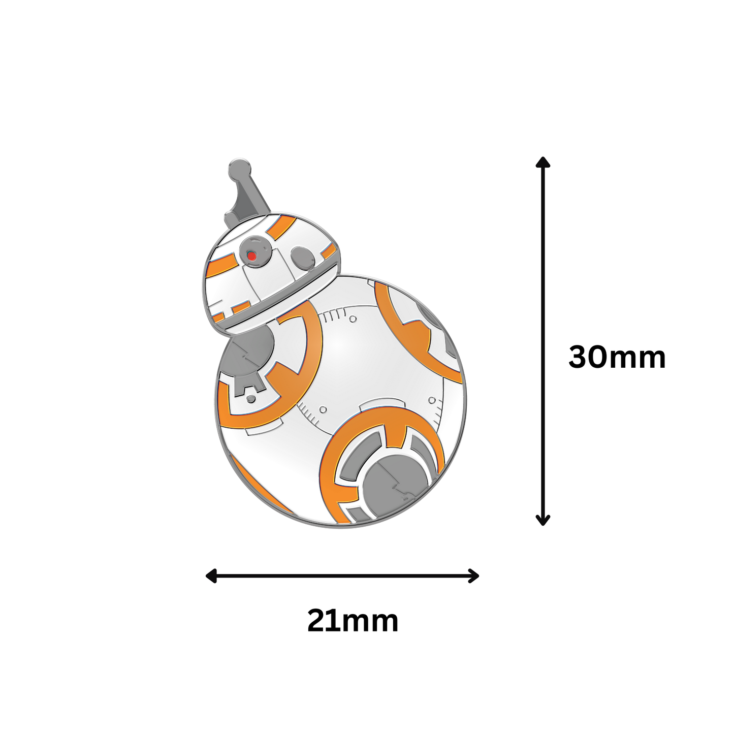 Golf Ball Marker Gift Set - The Droid & The Dark Side Chrome