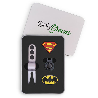 Golf Ball Marker Gift Set - Super Bat