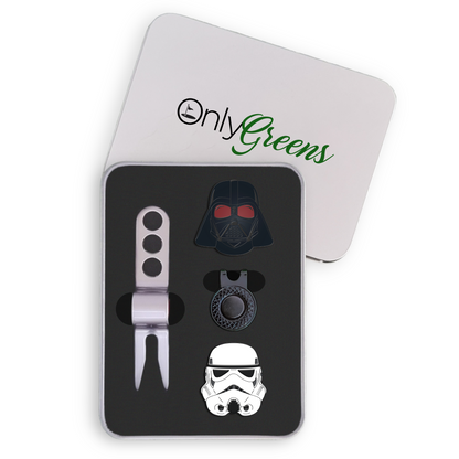 Golf Ball Marker Gift Set - Dark Side