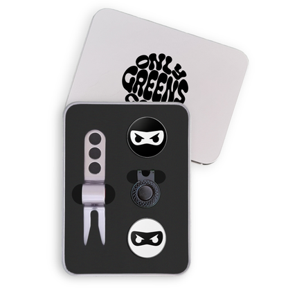 Golf Ball Marker Gift Set - Ninja