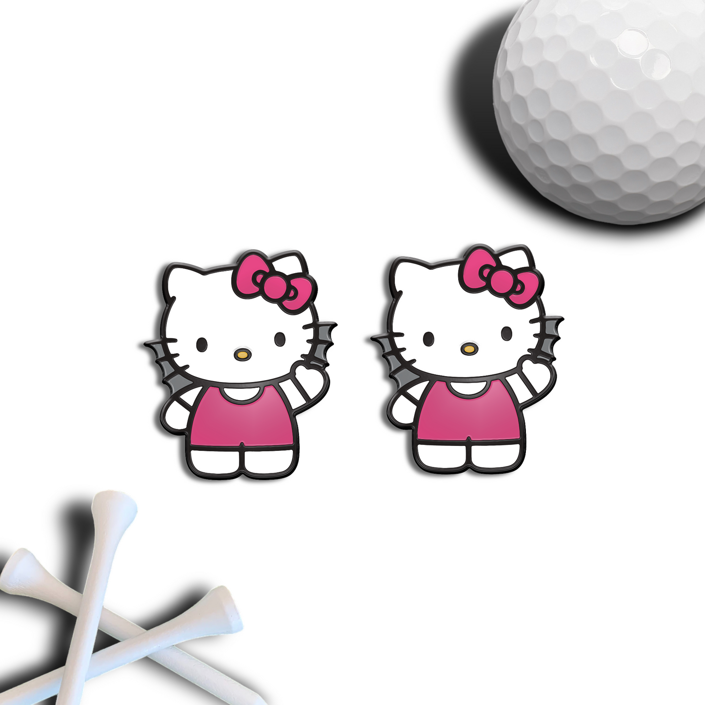 Golf Ball Marker Gift Set - Kitty
