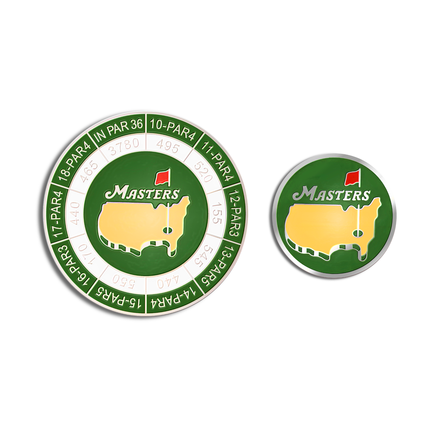 Golf Ball Marker Gift Set - Masters/Augusta Large Coin