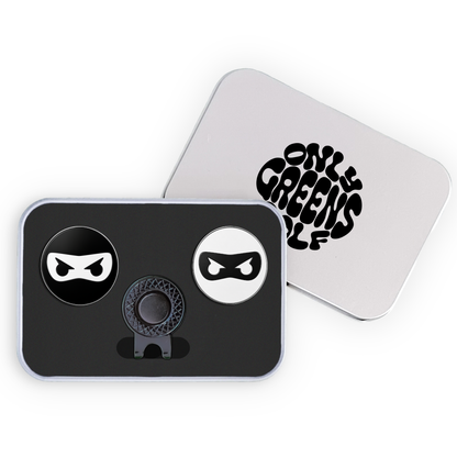 Golf Ball Marker Gift Set - Ninja