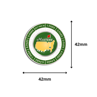 Golf Ball Marker Gift Set - Masters/Augusta Large Coin