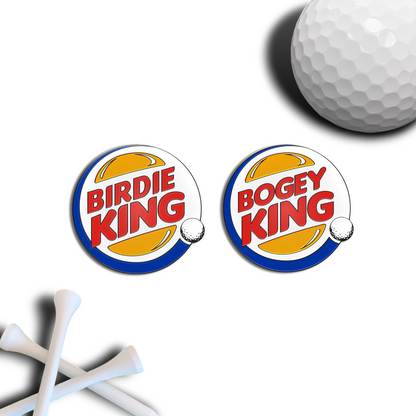 Golf Ball Marker Gift Set - Bogey/Birdie King