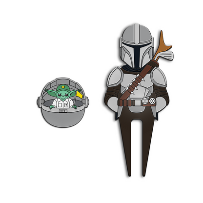 Divot/Pitch Repair Tool and Ball Marker Set - Galactic Golfer