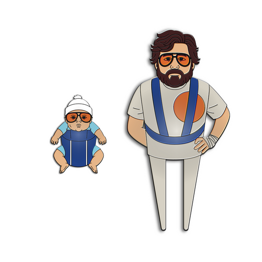 Divot/Pitch Repair Tool and Ball Marker Set - Alan & Baby Carlos