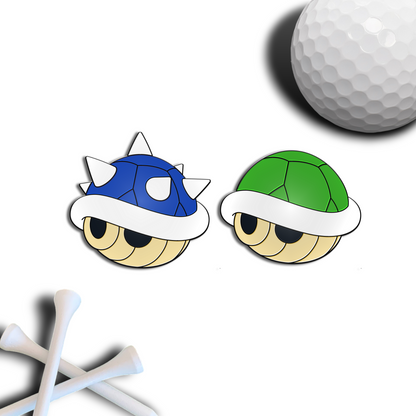 Golf Ball Marker Gift Set - Shell Set Green