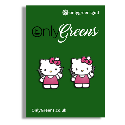 Golf Ball Marker Gift Set - Hello Kitty