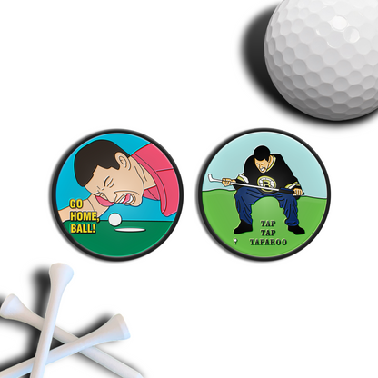 Golf Ball Marker Gift Set - Happy Gilmore
