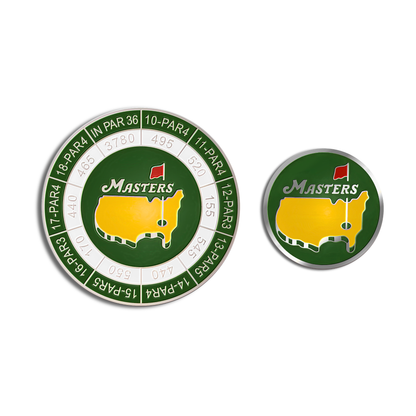 Golf Ball Marker Gift Set - Masters/Augusta Large Coin