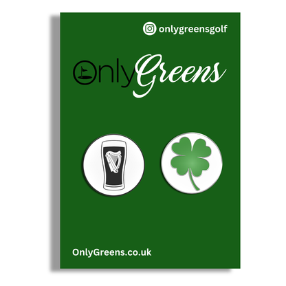 Golf Ball Marker Gift Set - Luck of the Irish