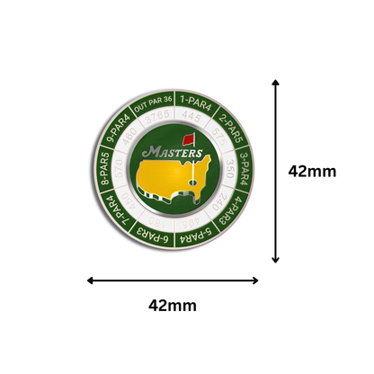 Golf Ball Marker Gift Set - Masters/Augusta Large Coin