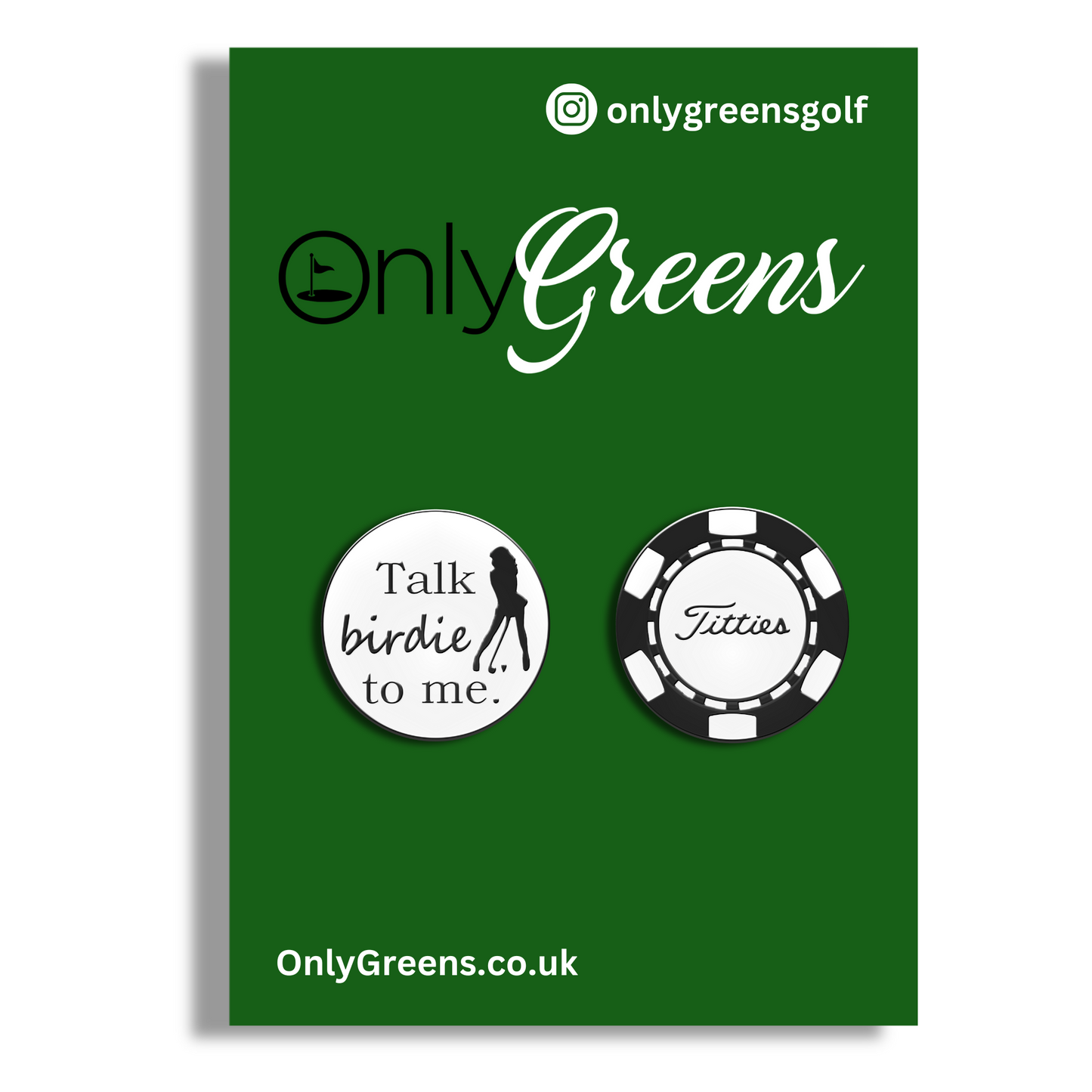 Golf Ball Marker Gift Set - Talk Birdie