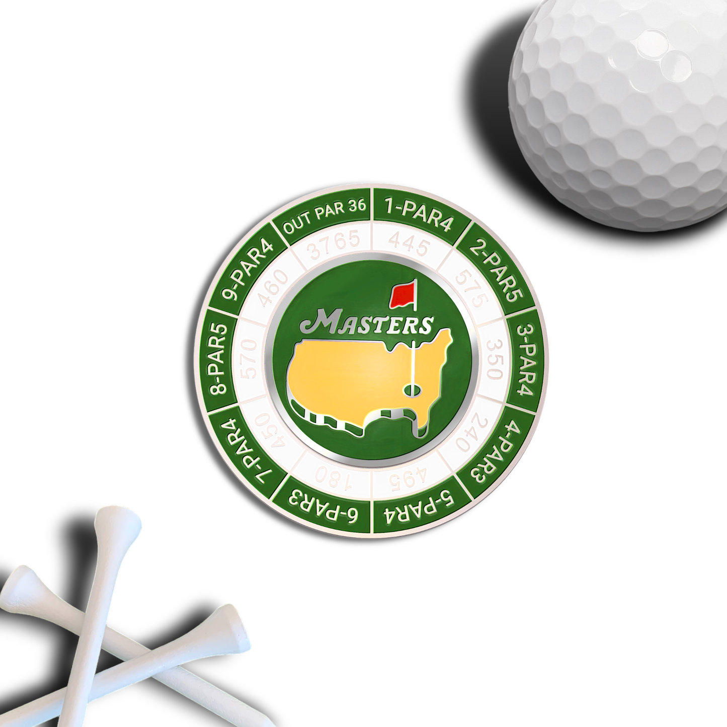 Golf Ball Marker Gift Set - Masters/Augusta Large Coin
