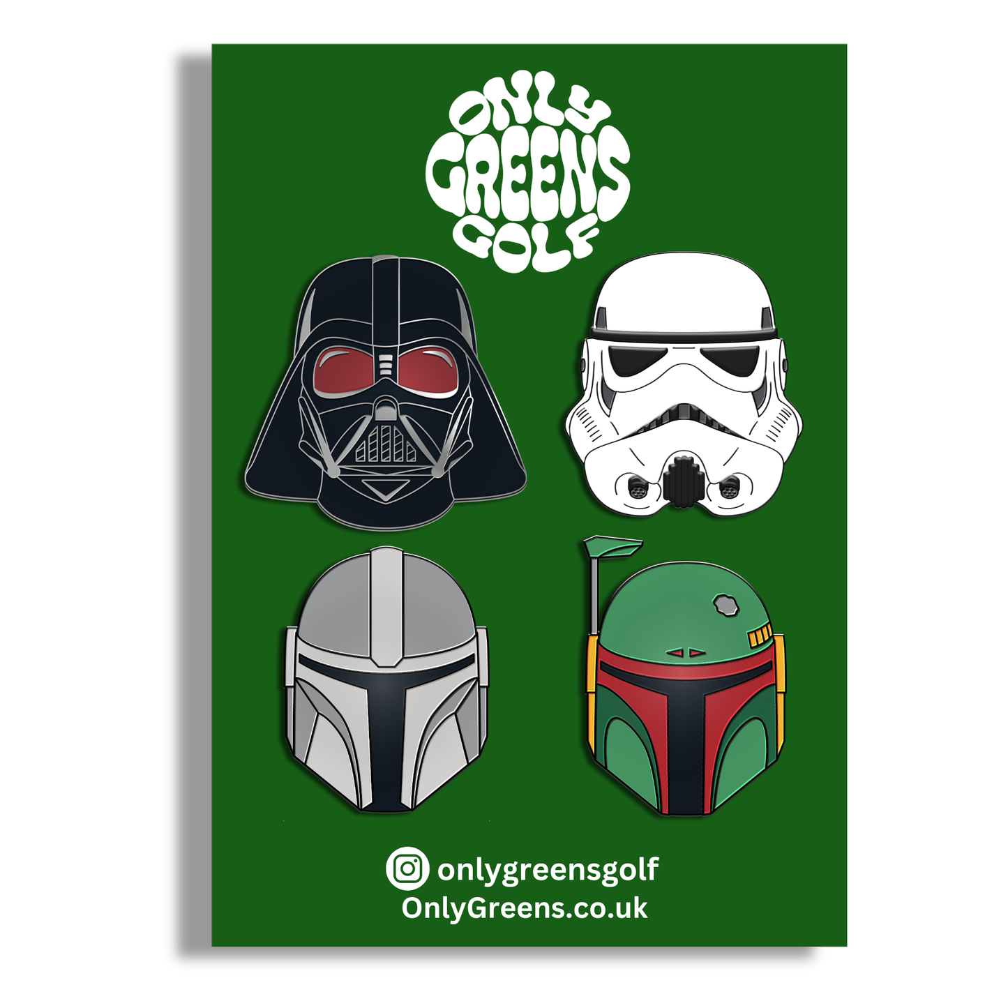 Golf Ball Marker Gift Set - Galactic Helmets