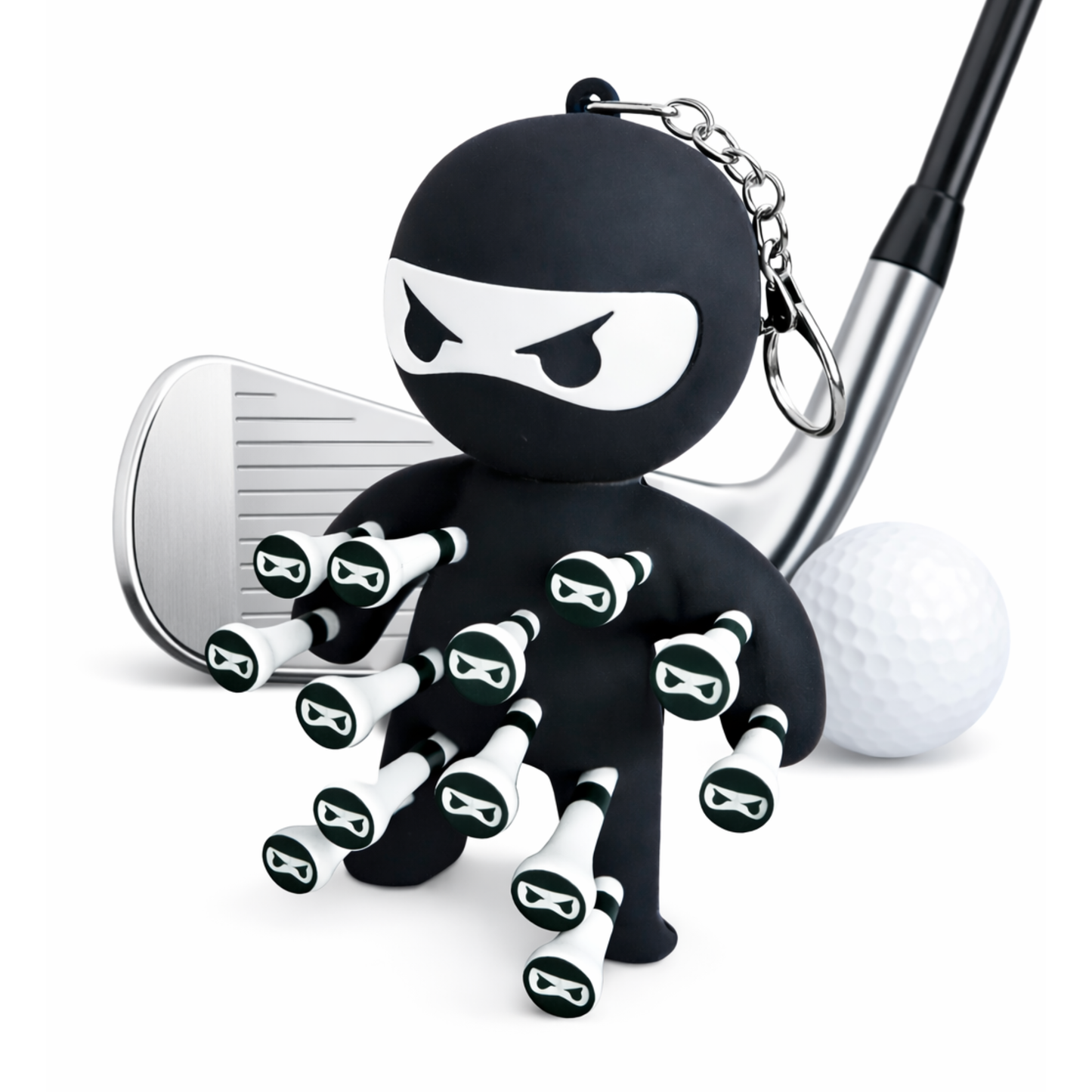 Golf Tee Holder – Ninja Design | Holds 13 Tees