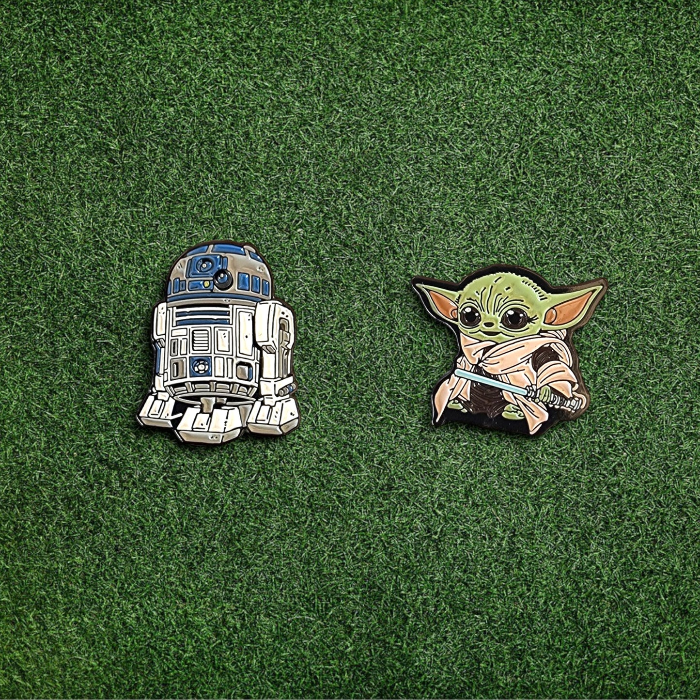 Golf Ball Marker Gift Set - Star Wars | R2-D2 & Baby Yoda