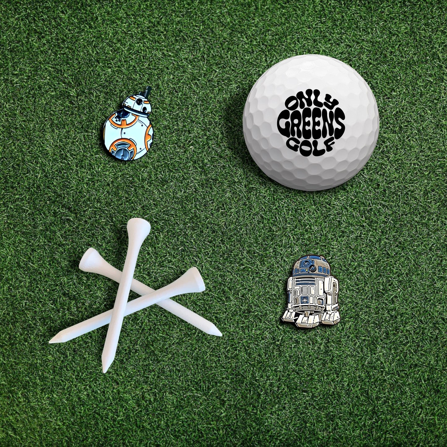 Scotty Divot Tool & Ball Marker Gift Set - BB-8 & R2-D2 | Star Wars | In Gift Tin
