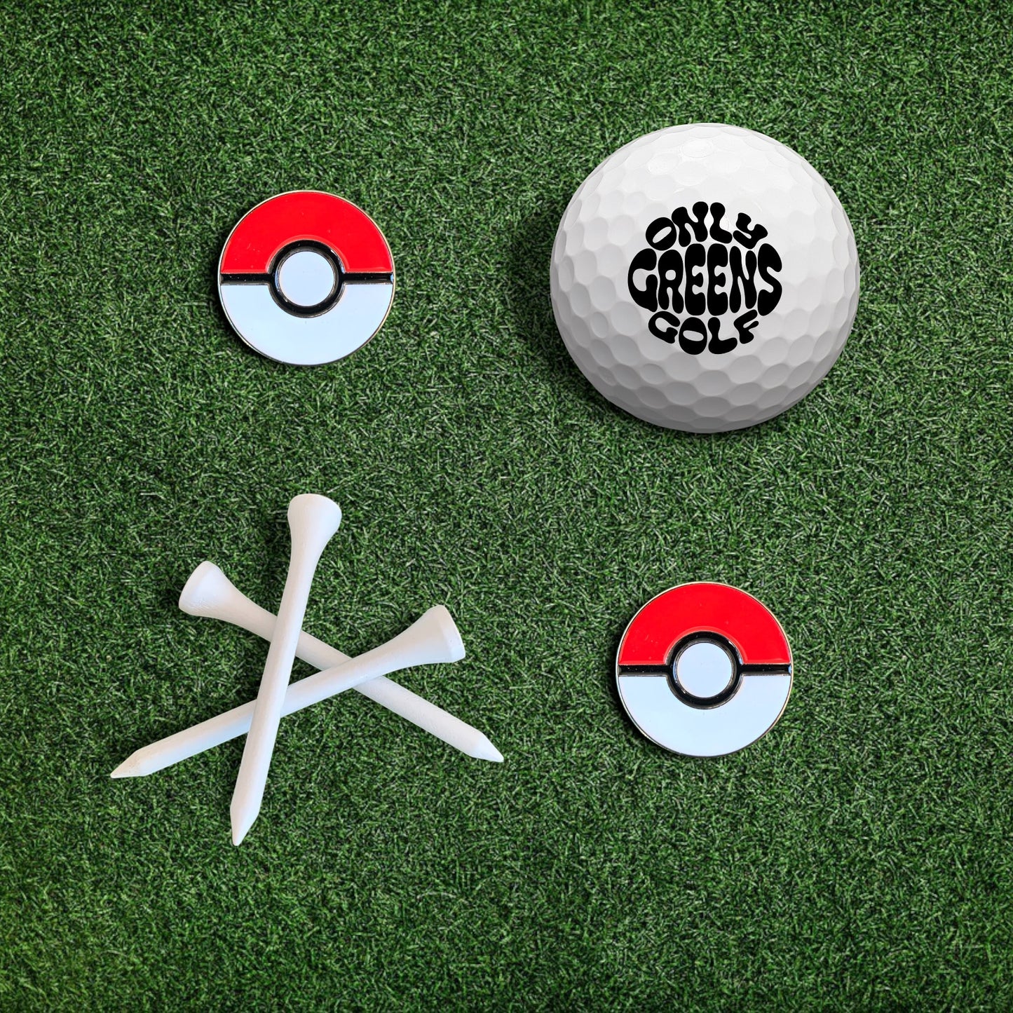 Golf Ball Marker Gift Set - Pokéball