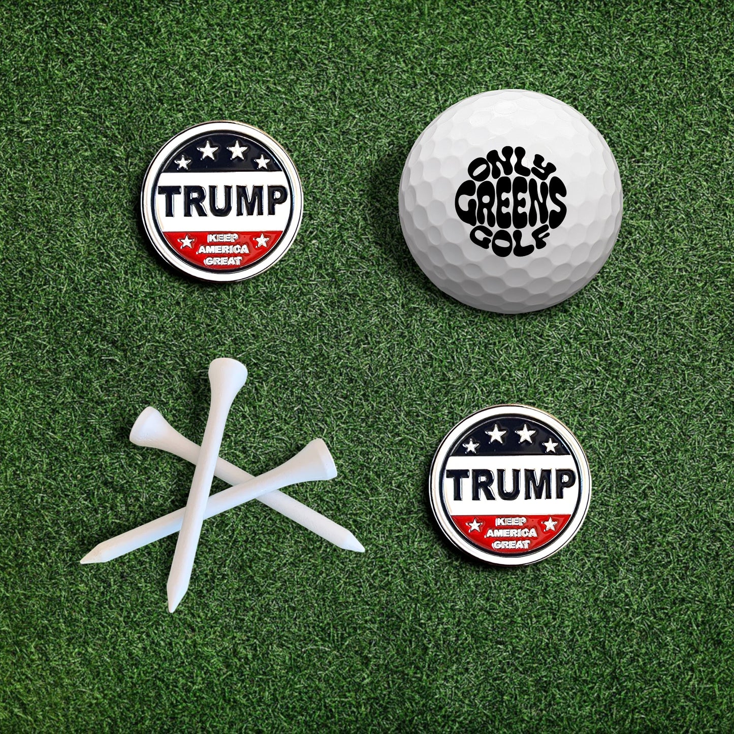 Scotty Divot Tool & Ball Marker Gift Set -Trump "Keep America Great" | In Gift Tin