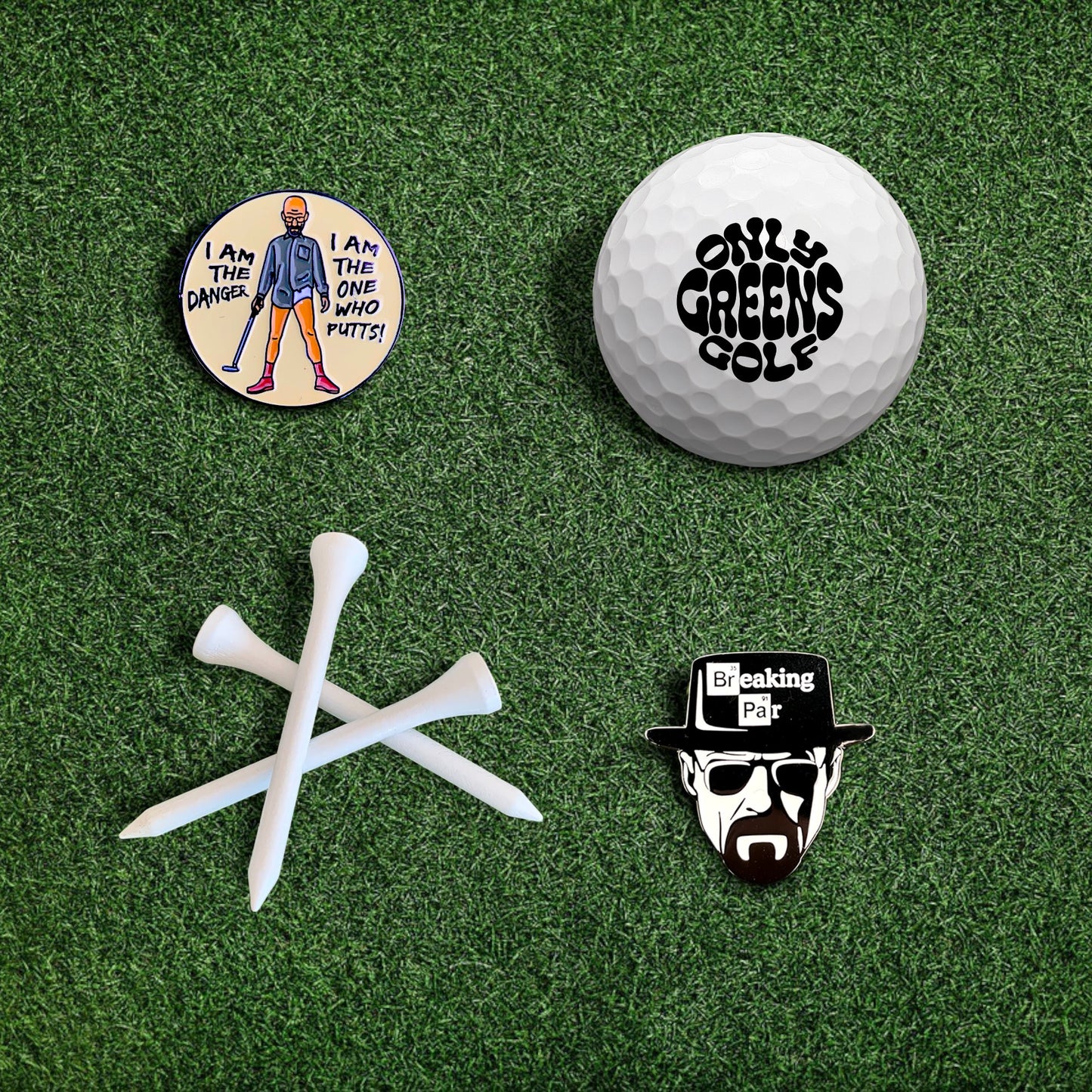 Scotty Divot Tool and Ball Marker Set - Breaking Par - Complete in Gift Tin