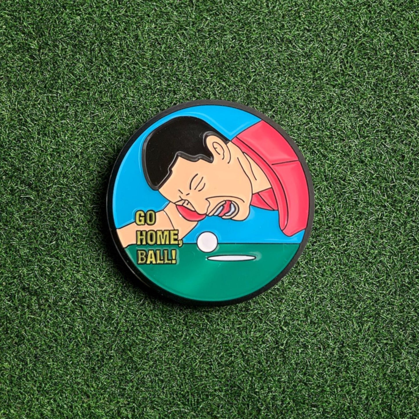 Golf Ball Marker & Hat Clip Set - Happy Gilmore | Complete in Gift Tin