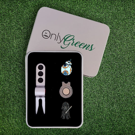 Scotty Divot Tool & Ball Marker Gift Set - BB-8 & Darth Vader | Star Wars | In Gift Tin