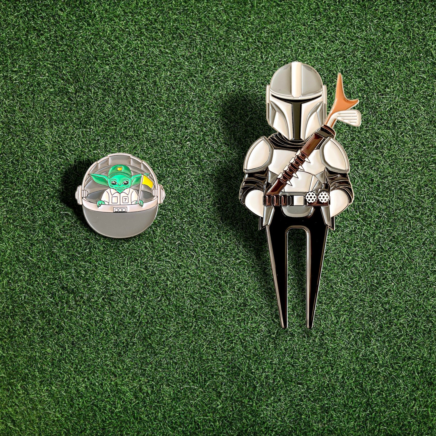 Divot/Pitch Repair Tool and Ball Marker Set - Mando