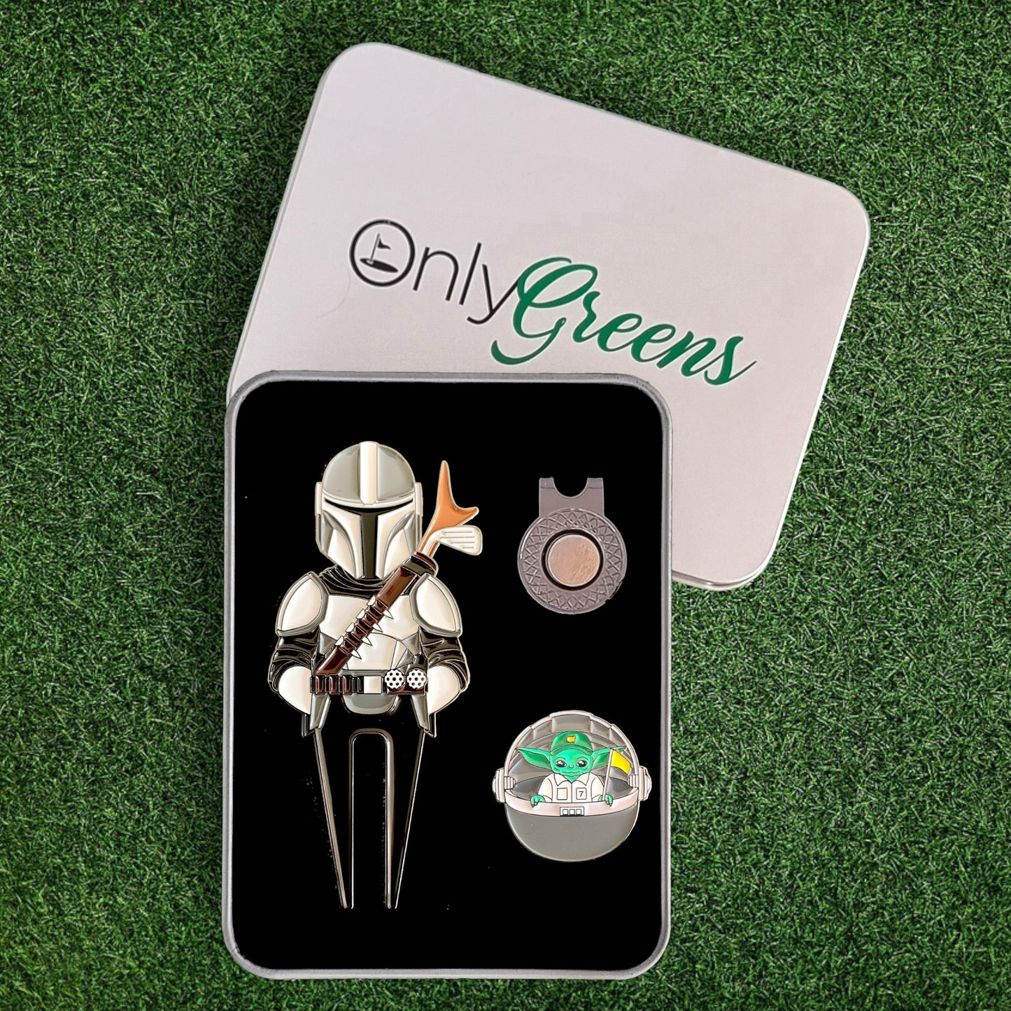 Divot/Pitch Repair Tool and Ball Marker Set - Mando