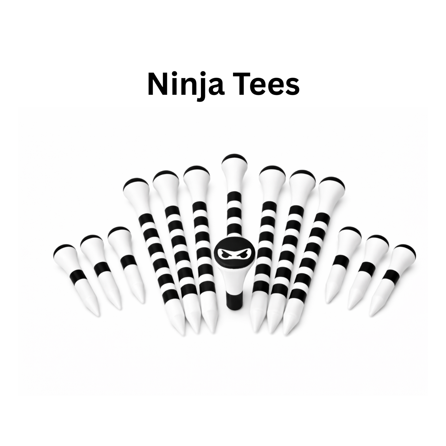 Golf Tee Holder – Ninja Design | Holds 13 Tees